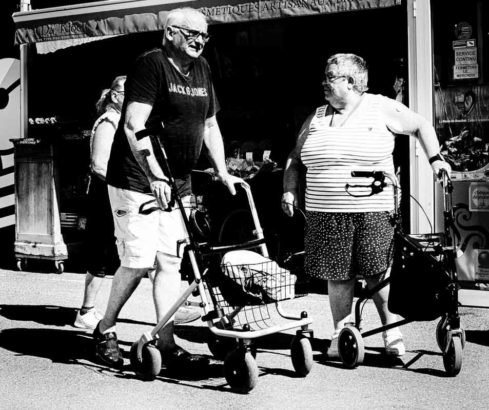 Jean Lemenicier, couple à roulettes